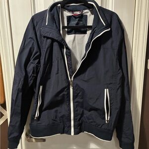 Tommy Hilfiger Men's Dark Blue Windbreaker